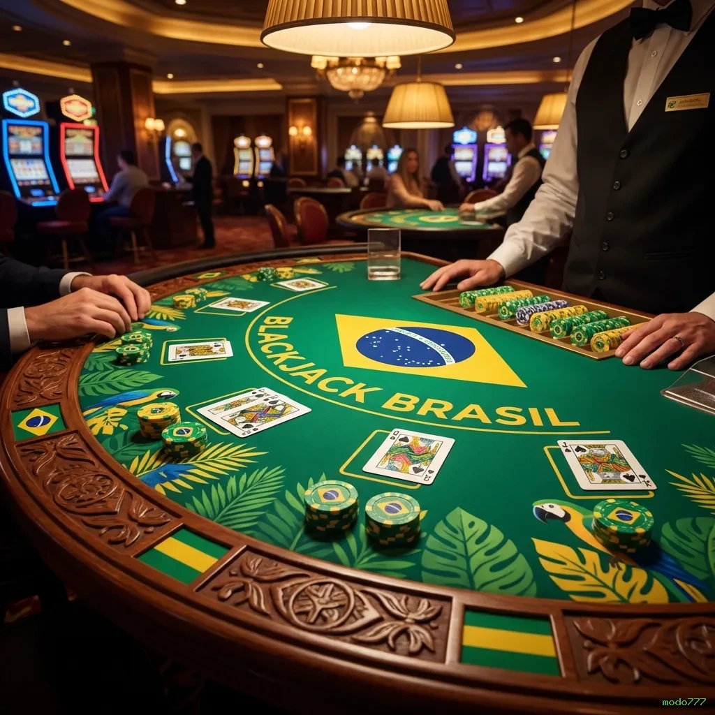 Roleta e blackjack modo777